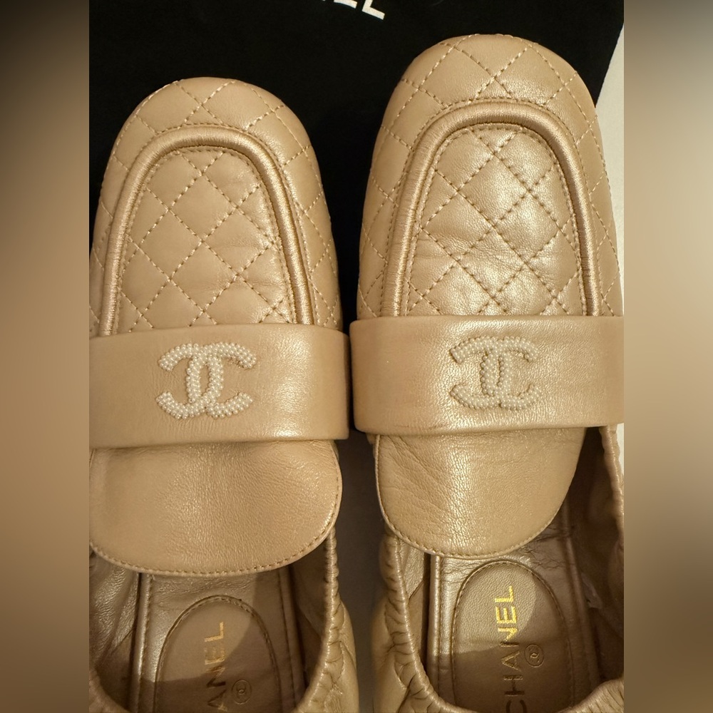 Chanel Lambskin Loafers - Picture 2 of 4